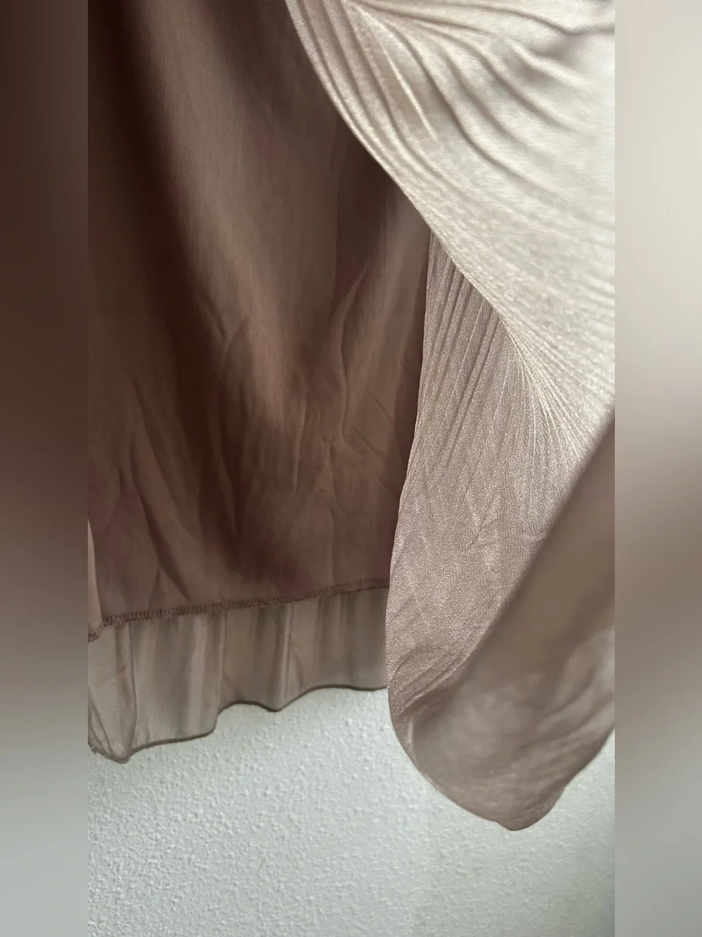 Pleated Maxi Skirt with Studded Waistband